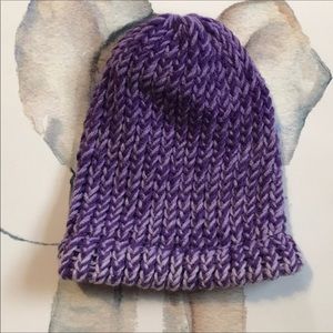 Purple Handmade 9-24months Babygirl hat
